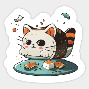 Sushi Cat Sticker